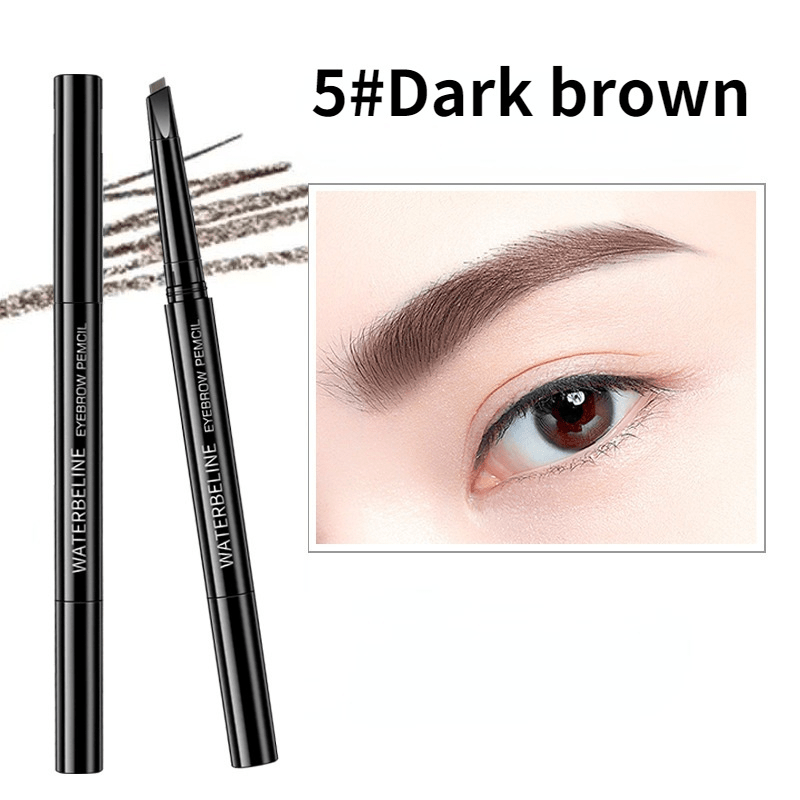 Waterproof Double Ended Eyebrow Pencil Long Lasting Eyeliner
