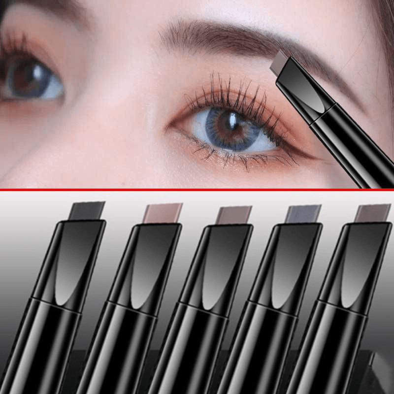 Waterproof Double Ended Eyebrow Pencil Long Lasting Eyeliner