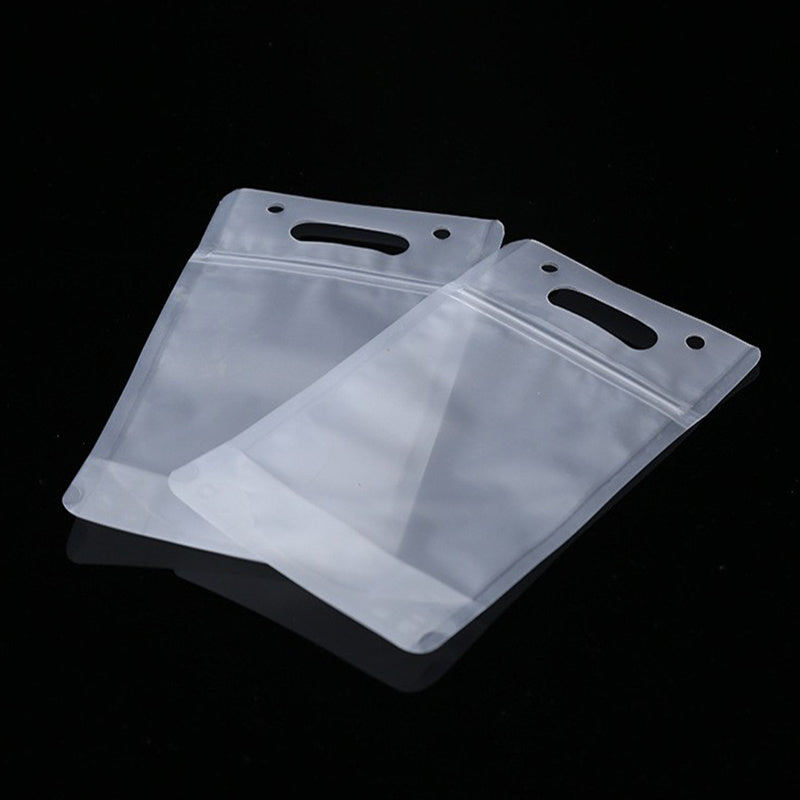 30pcs 500ml Reusable Juice Bags Drink Pouches Zipper Smoothie Container Clear