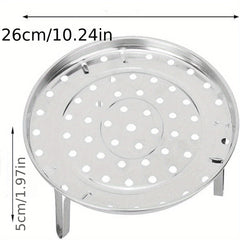 Stainless Steel Steamer Rack for Steaming, Canning, and Cooking