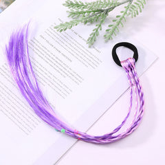 Dyed Ponytail Hair Tie Rubber Headbands for Girls Hair Accessories