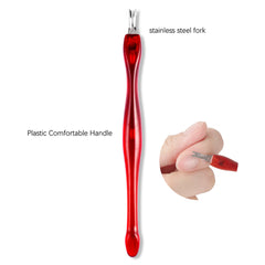 5 Pcs Set Nail Art Manicure Exfoliating Fork Dead Skin Peeling Nail Tools