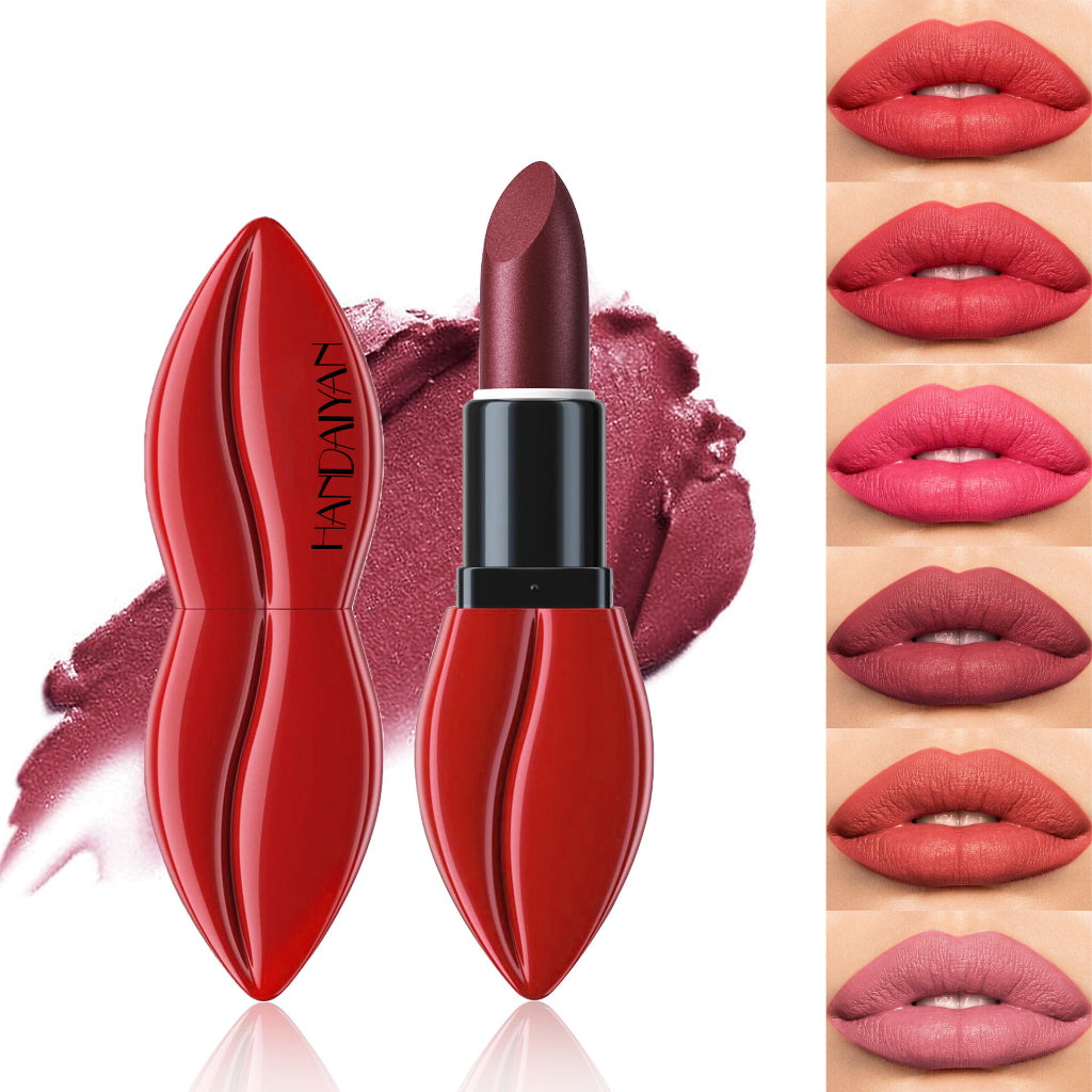 6Pcs Matte Lipstick Set High Pigmented Velvet Matte Finish Lip Gloss