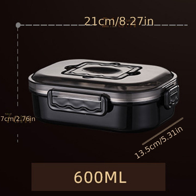 Stainless Steel Insulated Bento Food Container Leakproof Stackable Lunch Box