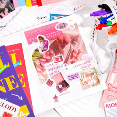 1pc Memo Pad Mini Notebook Lyrics Notepad Portable Diary Book