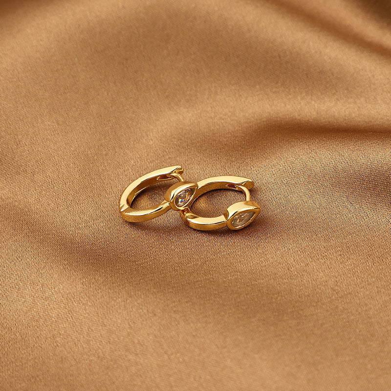 Zircon Drop Earrings for Girl's Birthday