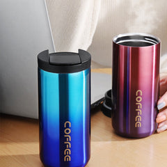 400ml 550ml Stainless Steel Coffee Cup 13.53oz 18.6oz