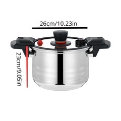 Stainless Steel Micro Pressure Cooker Lock Cover Induction Cooking Pot