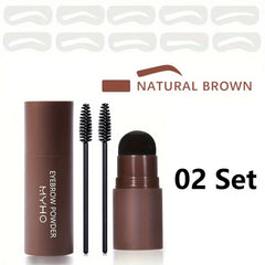 Easy Professional Brow Stamp Waterproof Eyebrow Stamp 2 in 1