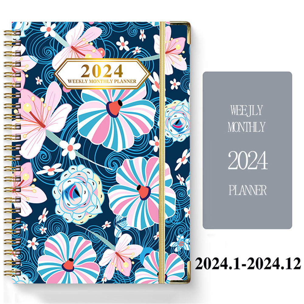 A5 Calendar Planner Notebook Weekly Monthly Agenda Organizer