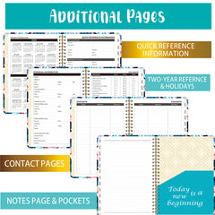 A5 Calendar Planner Notebook Weekly Monthly Agenda Organizer