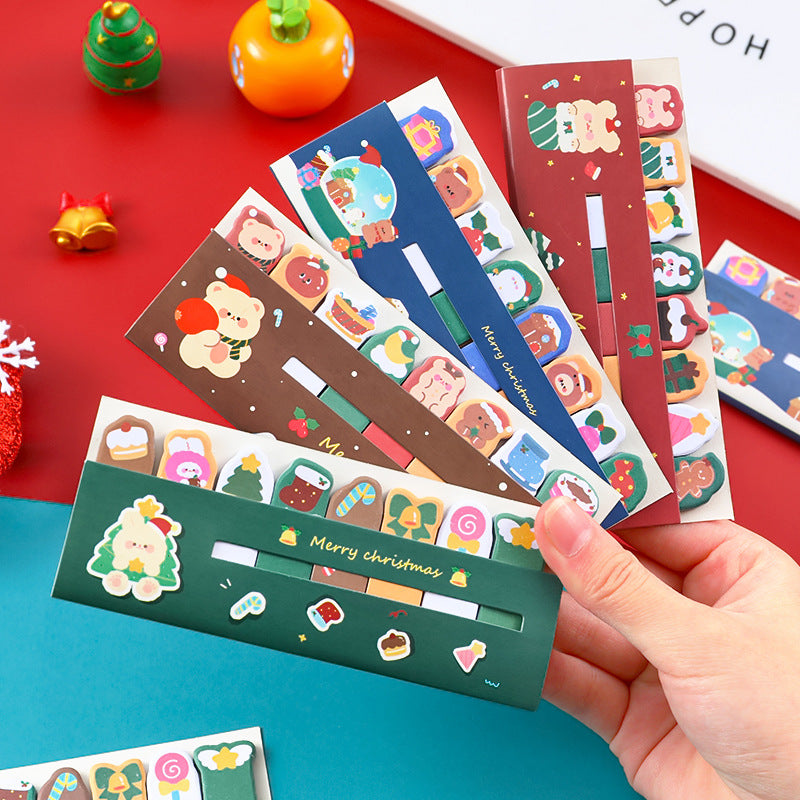 Christmas Cartoon Sticky Notes Student Stationery Decorations