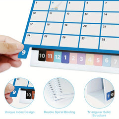 Desk Calendar 15 Months Calendar 24x21 With Julian Date Monthly Goals To do List