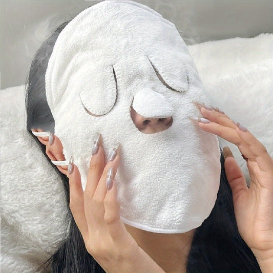 Hot Compress Face Towel Reusable Mask for Skin Care