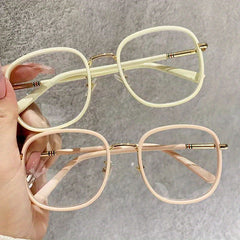 Metal Frame Progressive Lens Eyeglasses for Men Women