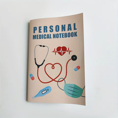 A5 Personal Medical Notebook Health Journal English Language