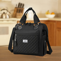 Large Capacity Insulation Lunch Bag Handbag for Outdoor Camping