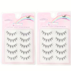 Anime Cosplay False Eyelashes 3D Wispy Japanese Style Manga Lashes