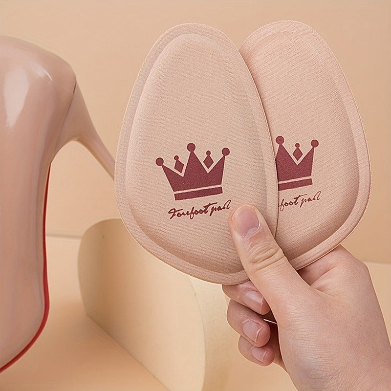 4pcs Women High Heels Forefoot Pads Non-slip Insoles Foot Care Shoe Pads
