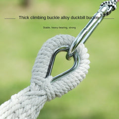 Beige Hammock Outdoor Camping Swing Double Hammock