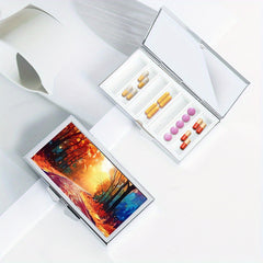 Mini Portable 7 Compartment Medicine Box for Pills