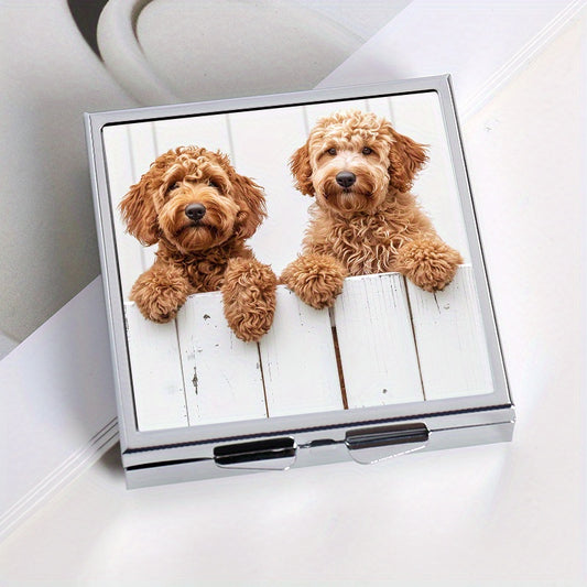 Mini Dog Pattern Pill Box