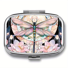 Dragonfly Pill Case 2 Compartment Medicine Box
