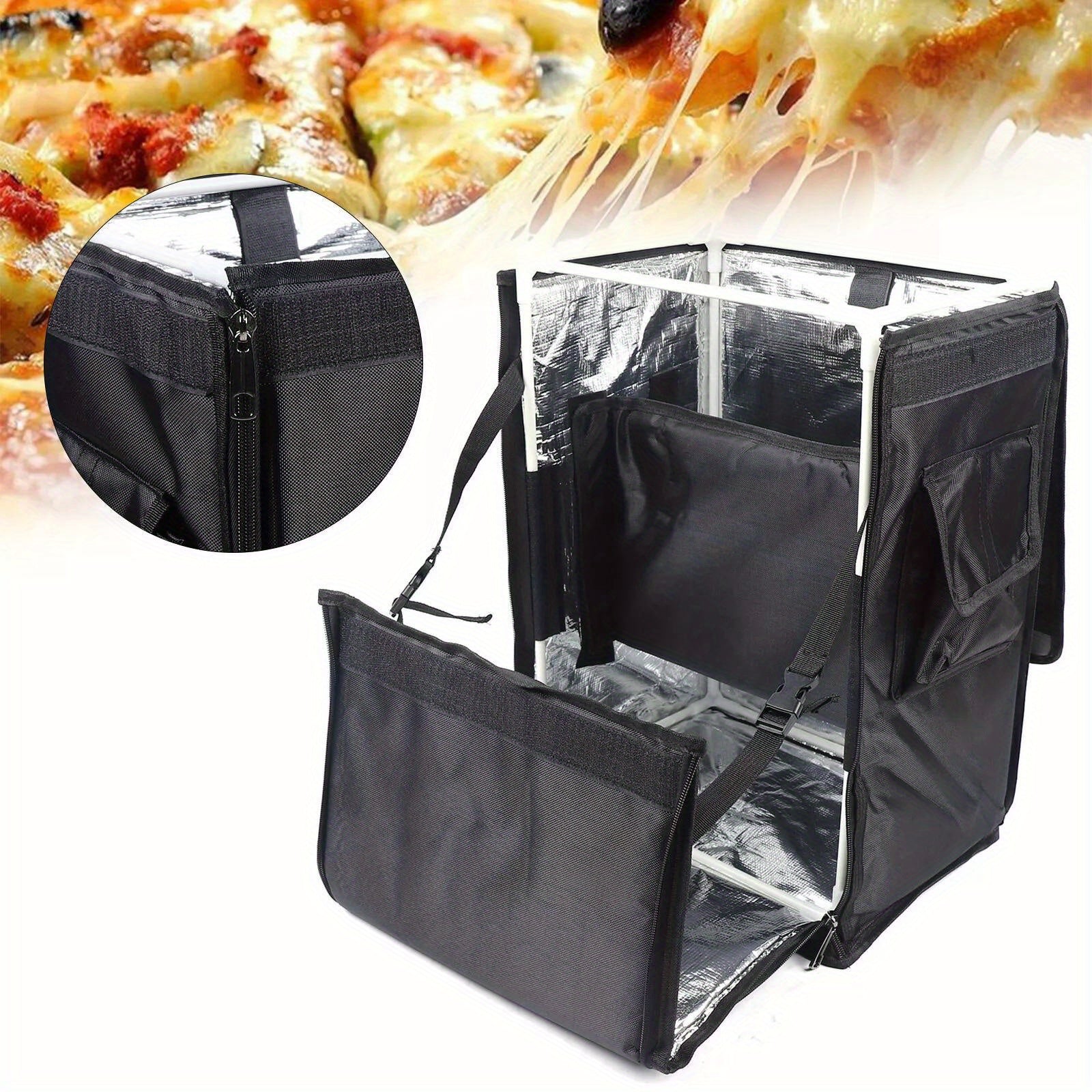 Large 42L Food Insulated Bags Pizza Takeaway Thermal BBQ Backpack