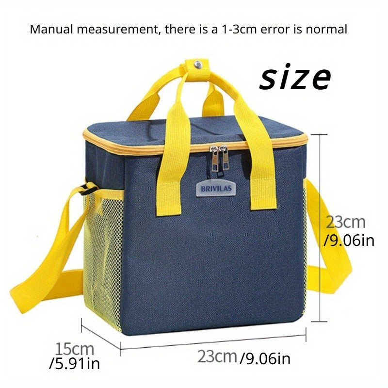Large Capacity Lunch Bag with Ice Pack Leak-proof Thermal Pack