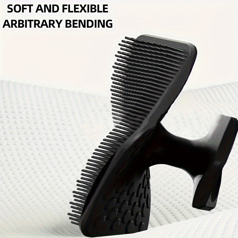 Men's Silicone Face Scrubber Exfoliator Pad & Massager for Deep Cleansing
