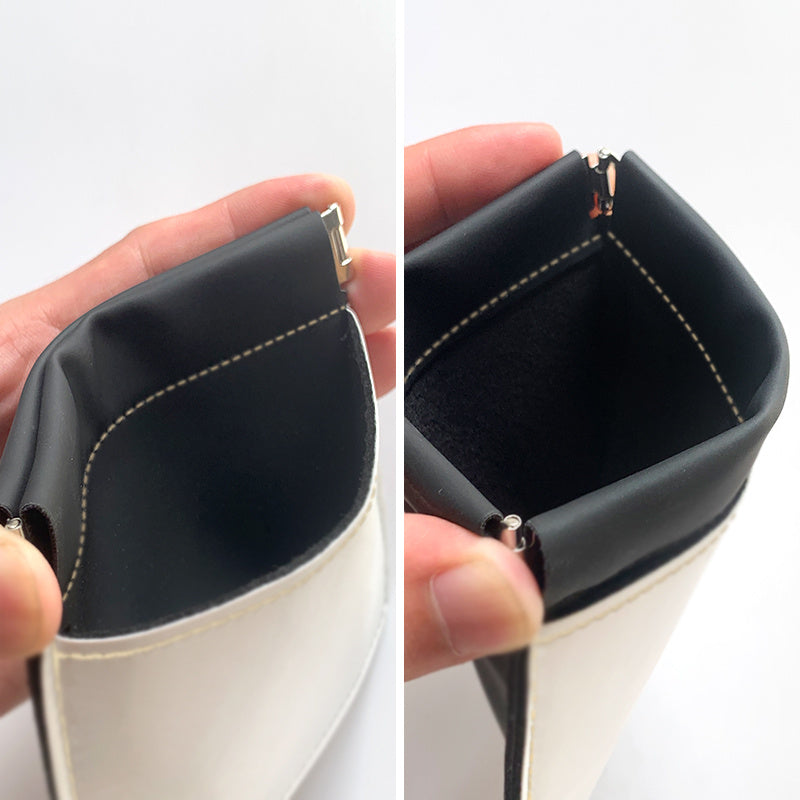 2 Pack Dog & Flower Pattern 7 Pill Organizer Boxes with Dual Layer Storage Pouch