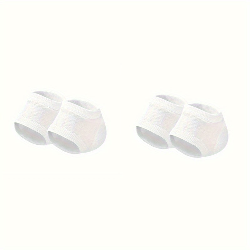 4pcs Ankle Compression Socks & Heel Protectors with Gel Cushion Pads