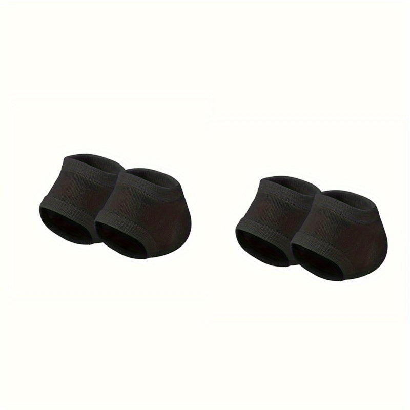 4pcs Ankle Compression Socks & Heel Protectors with Gel Cushion Pads