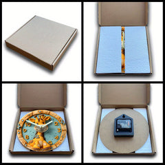 Giraffe Themed 20 Silent Wall Clock