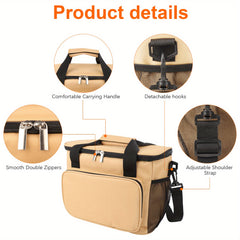 Insulated Lunch Bag Reusable Cooler Tote Leakproof Freezable Lunch Box