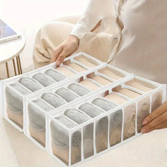 7 Grid Multifunctional Sock Storage Bag Underwear Drawer Organizer