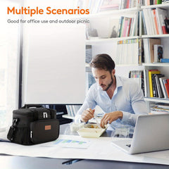 Insulated Cooler Bag Leakproof Portable for Office & Outdoor