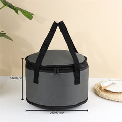 Insulated Thermal Pie Carrier Slow Cooker Bag Reusable Cake Cooler
