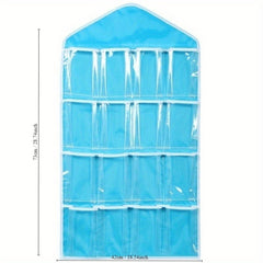 16-Pocket Hanging Bag for Socks, Bras, and Underwear