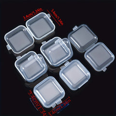 5pcs Mini Plastic Storage Box Set for Pills Jewelry Portable Pill Storage