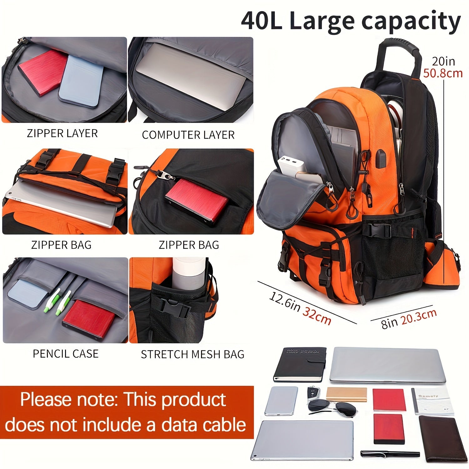 Shoulder Bag Laptop Bag Mountaineering Bag Hiking Backpack Travel Bag Student Bo