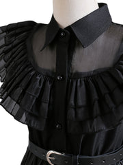 Girl's Layered Mesh Dress Cosplay Costume for Halloween