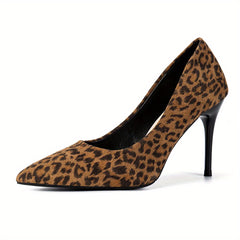 Women's Pointed Toe Stiletto Heels Slip On High Heels Dress Pumps