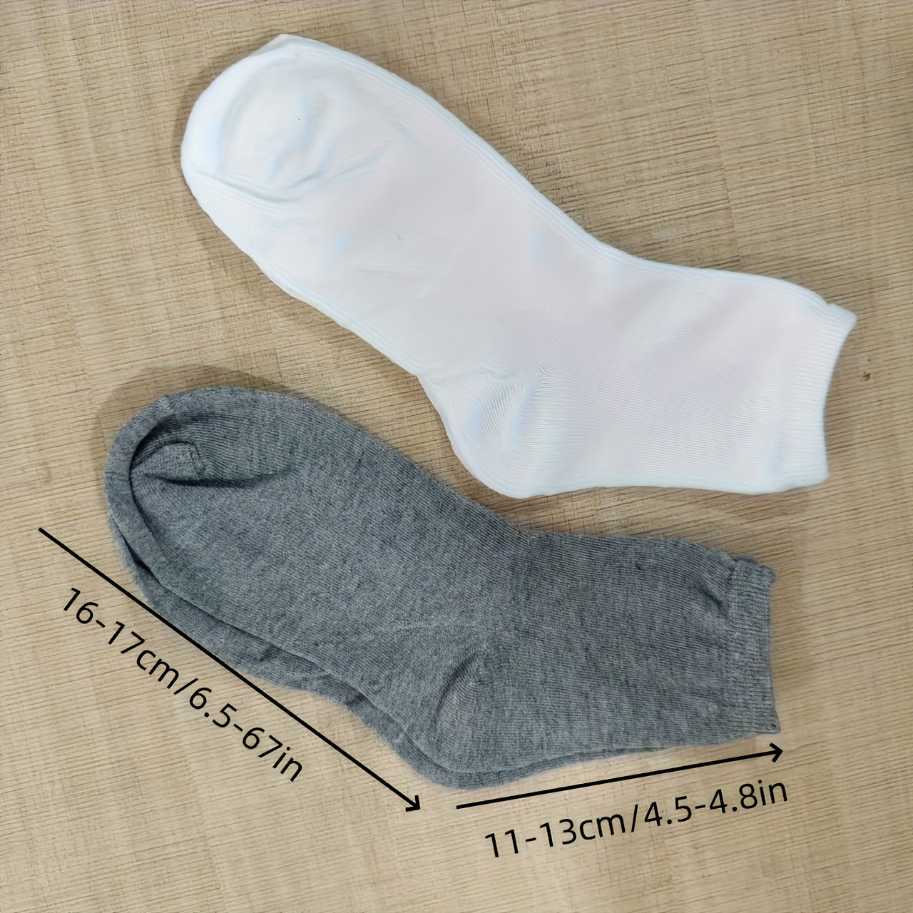 5 Pairs Diabetic Socks Unisex Comfort Stretch Knit Fabric