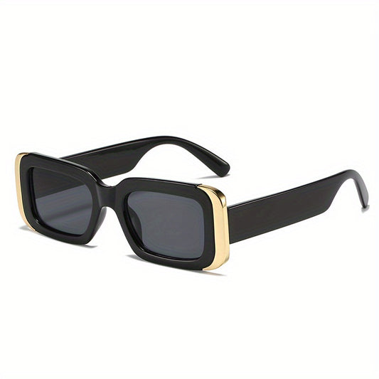 Y2K Square Sunglasses HipHop Block Glasses UV400