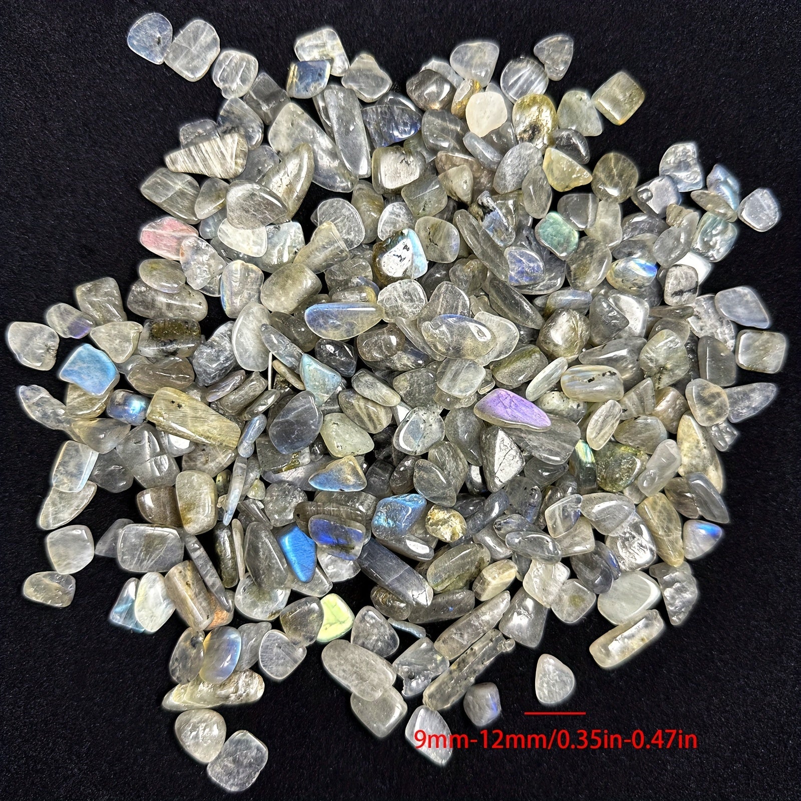 Labradorite Crushed Stone for DIY Projects