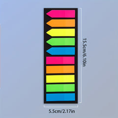 200pc Sticky Notes Index Label Stickers Transparent Marking Marker Stickers