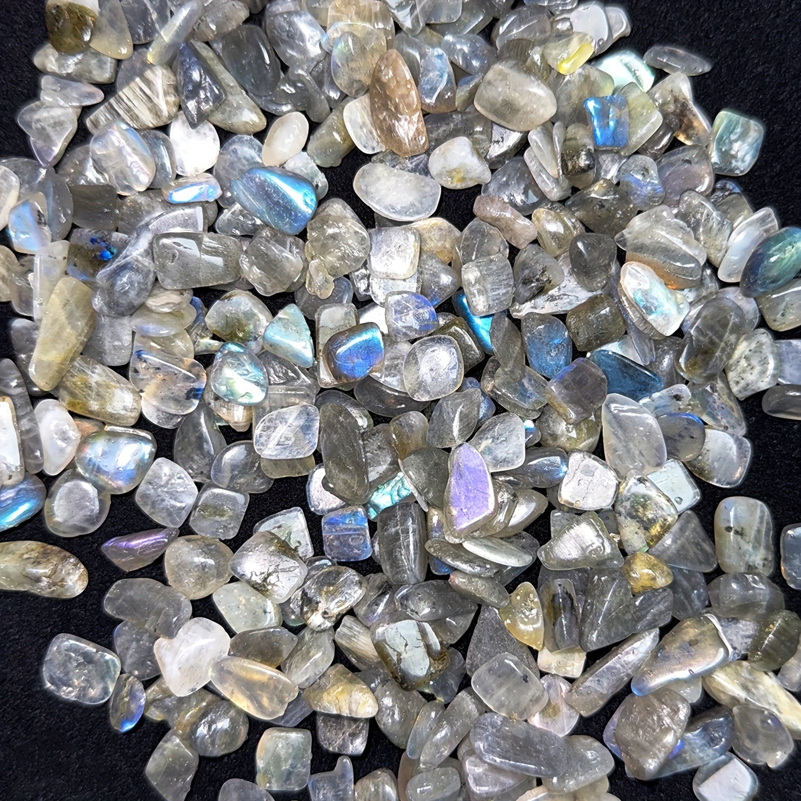 Labradorite Crushed Stone for DIY Projects