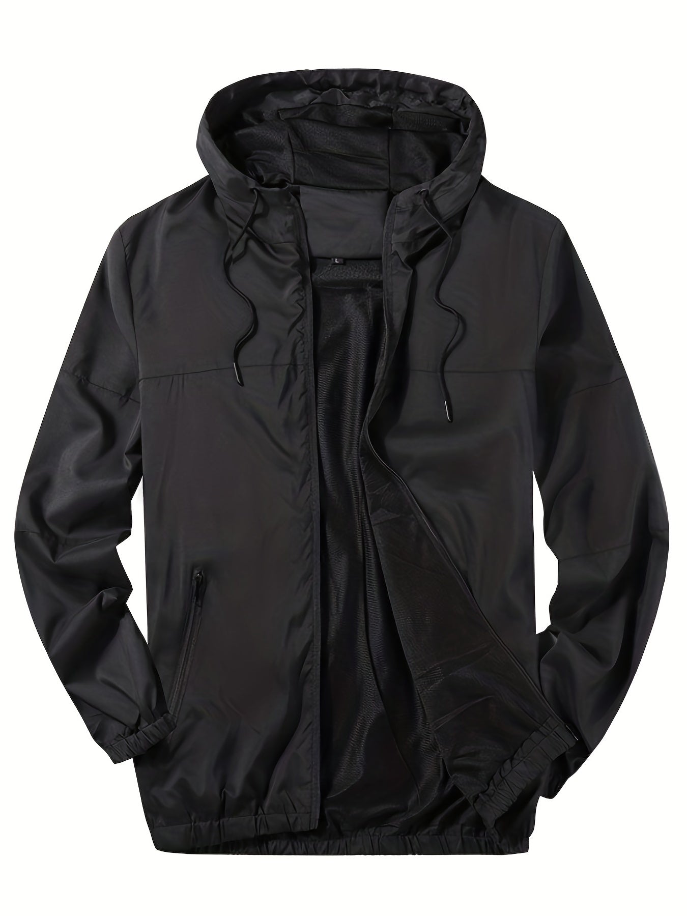 Camouflage Hooded Jackets Men's Casual Loose Fit Zip Up Jackets