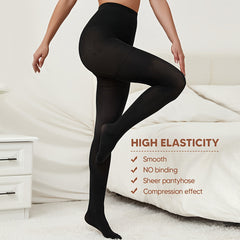 Women's Compression 15-20mmHg Pantyhose for Fall & Winter
